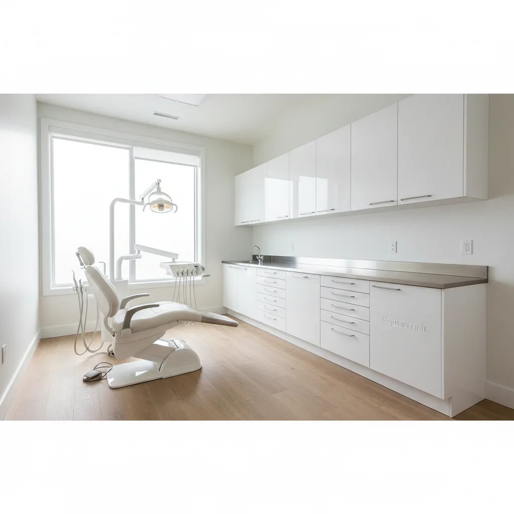 Mississauga dental office custom millwork