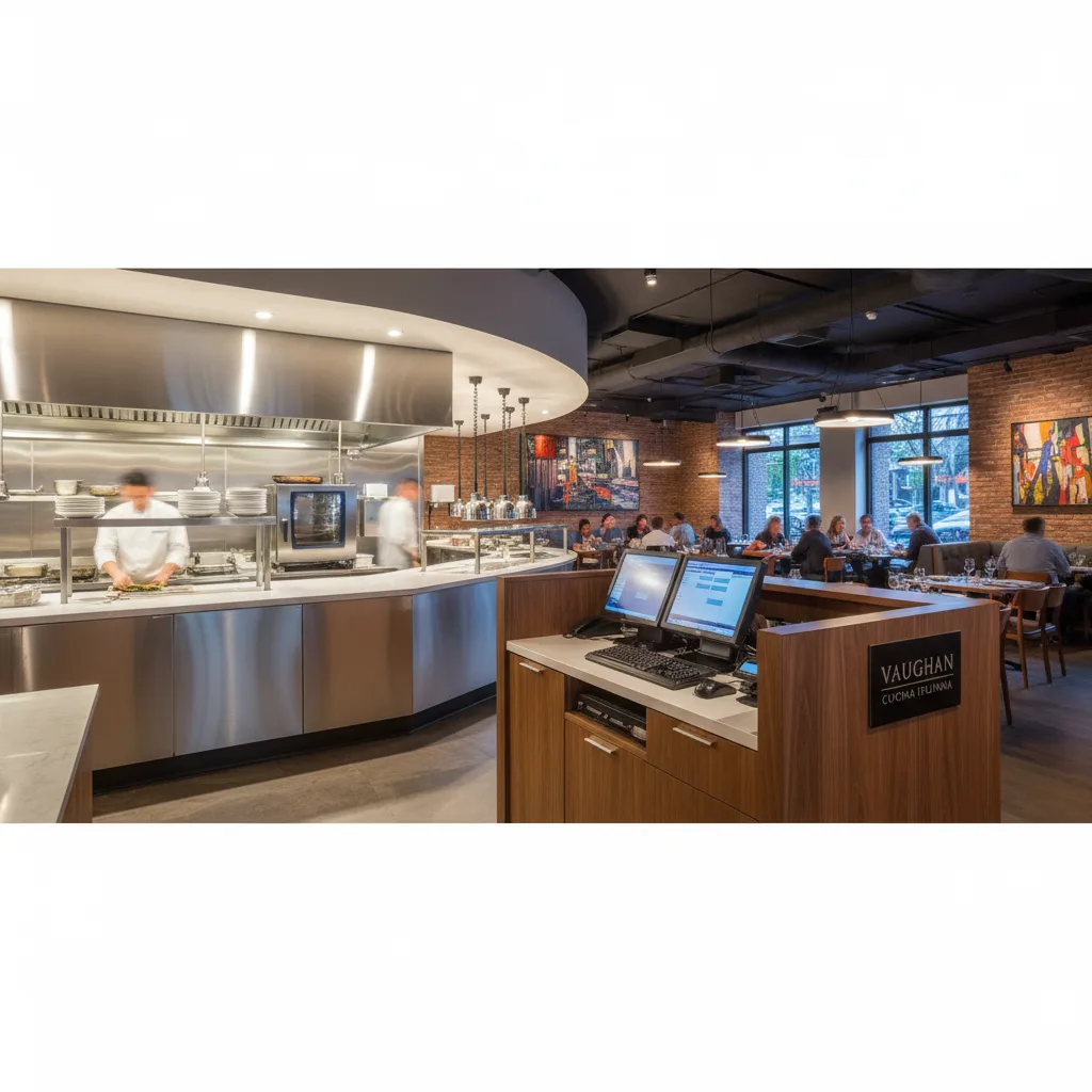 Vaughan Restaurant - custom cabinetry by Custom Cabinets Brampton