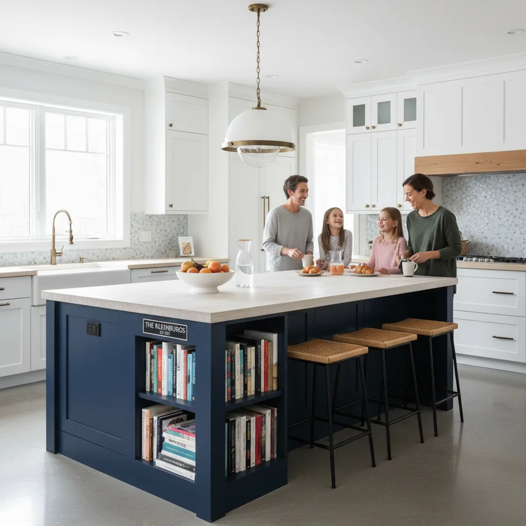 Toronto Condo Compact Island - custom cabinetry by Custom Cabinets Brampton