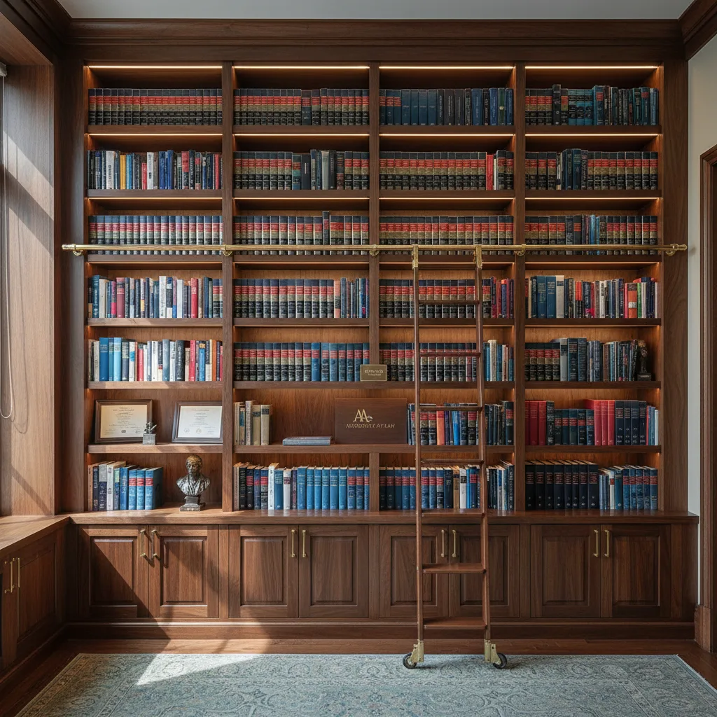 Professional law office cabinet fabrication