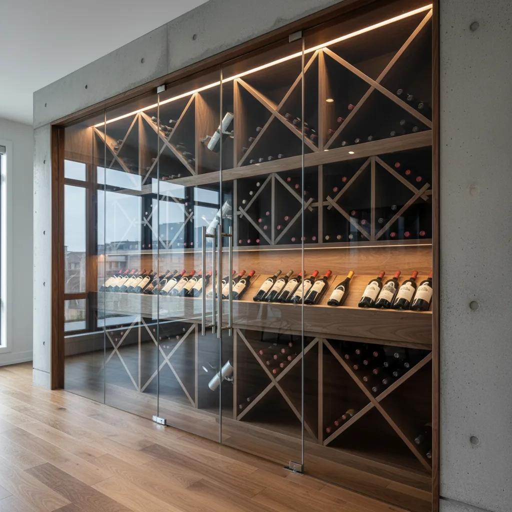 Wine cabinet display