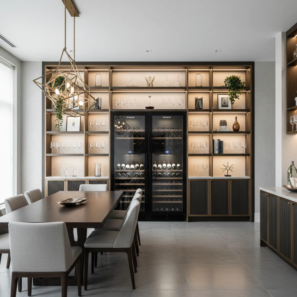 Oakville Custom Wine Cellar - custom cabinetry by Custom Cabinets Brampton